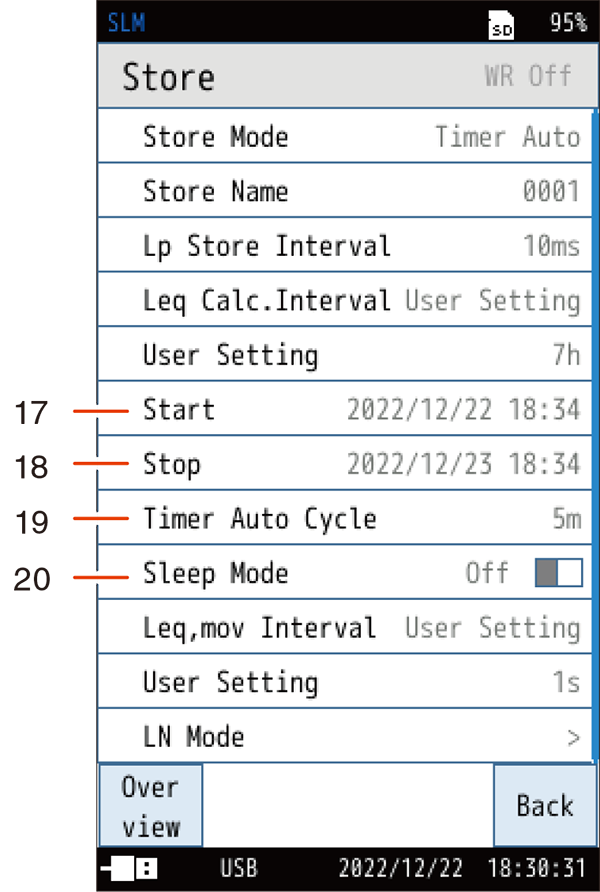 Timer Auto mode