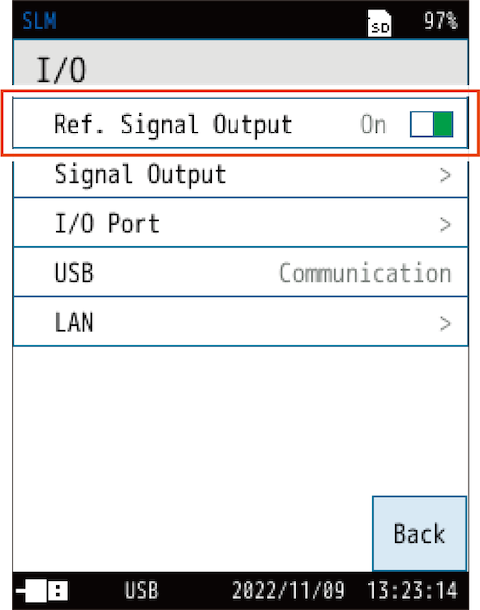 Ref. Signal Output