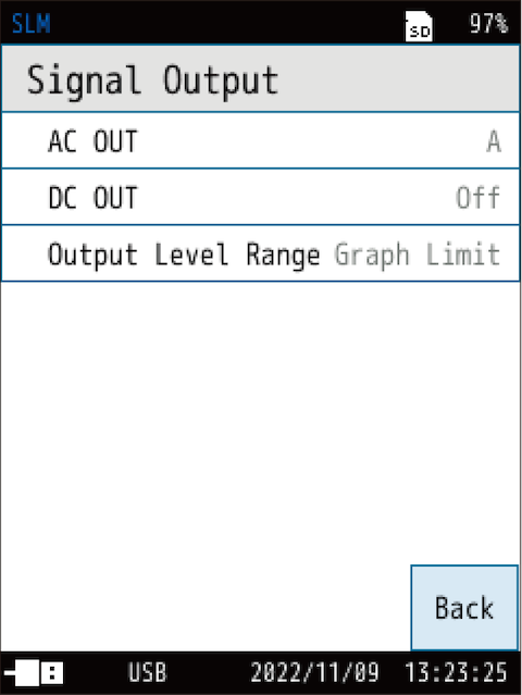 Signal Output