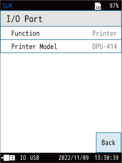 When [Printer] is selected