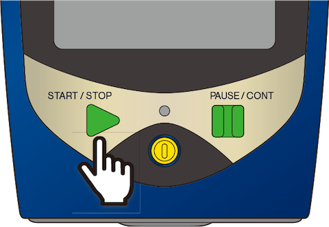 Touch [Back] or press the START/STOP key to return to the measurement screen.