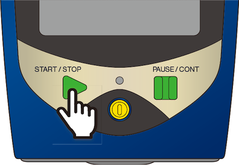 Touch [Back] or press the START/STOP key to return to the measurement screen.