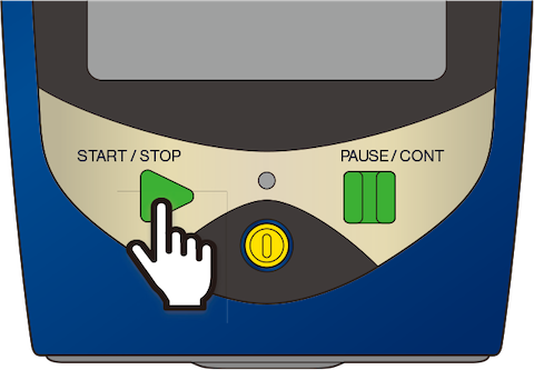 Touch [Back] or press the START/STOP key to return to the measurement screen.