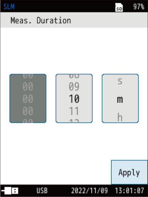 User Setting (Manual mode)