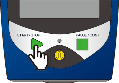 Touch [Back] or press the START/STOP key to return to the measurement screen.