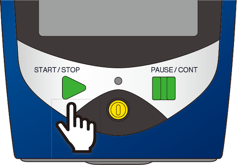 Touch [Back] or press the START/STOP key to return to the measurement screen.